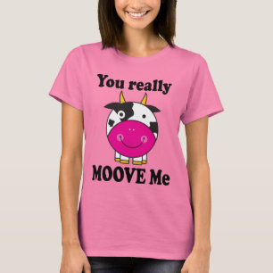 T-shirt Vraiment Me Déplacer Vache