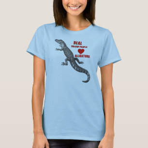 T-shirt Vrais alligators d'amour de personnes de marais