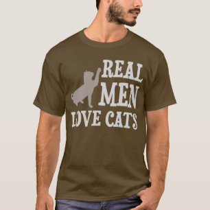T-shirt Vrais chats d'amour d'hommes