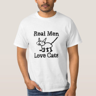 T-shirt Vrais chats d'amour d'hommes