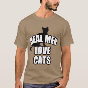T-SHIRT VRAIS CHATS D'AMOUR D'HOMMES