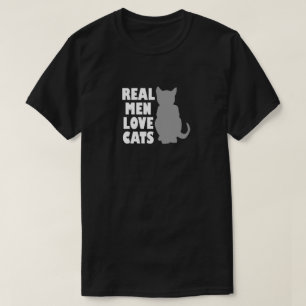 T-SHIRT VRAIS CHATS D'AMOUR D'HOMMES