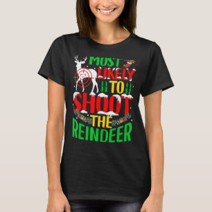 T-shirt Vraisemblablement Manger Père Noël Tirer Le Cervin