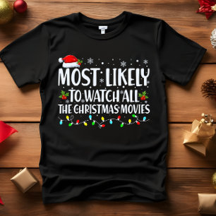 T-shirt Vraisemblablement pour regarder tous les films de