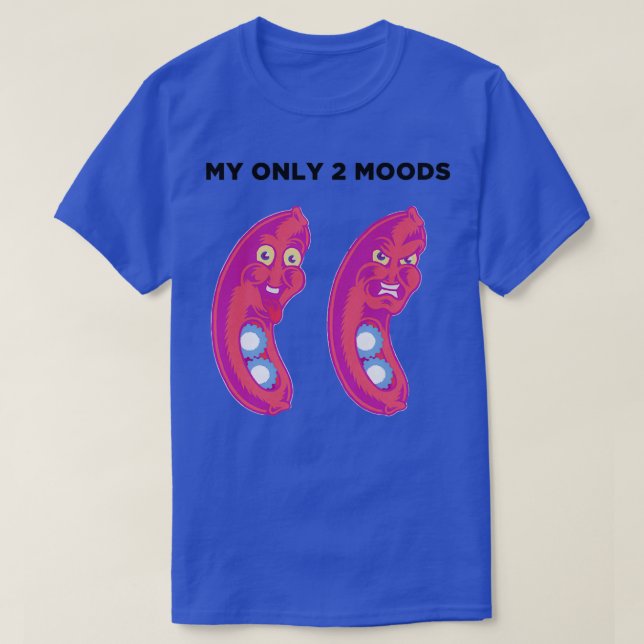 T-shirt VST My Only 2 Moods Saucisse Fattener  (Design devant)