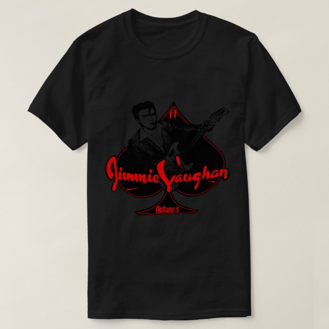 T-shirt Vtg. JIMMIE VAUGHAN ANTONE&x27 ; S Austin Texas Cl (Design devant)