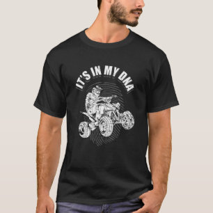 T-shirt VTT C'est dans mon ADN drôle Quatre Roulettes cade
