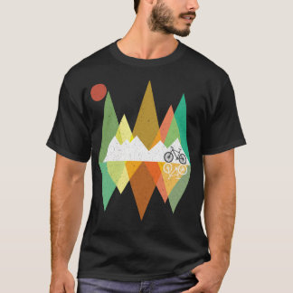 T-shirt VTT dans les montagnes