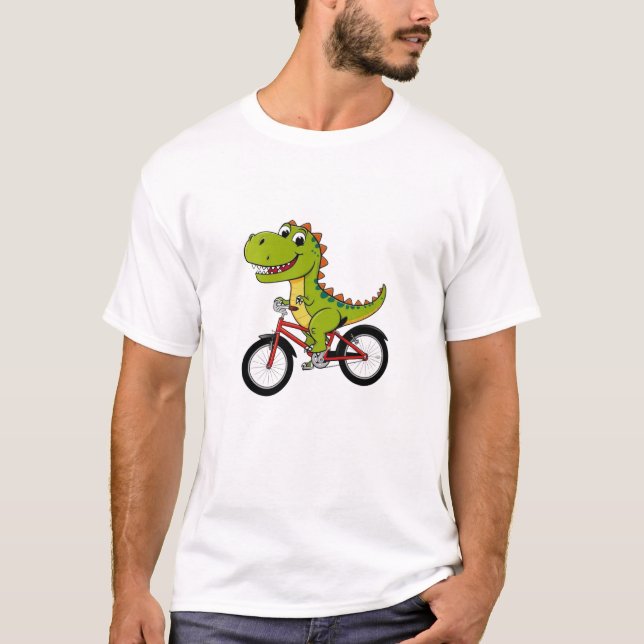 T-shirt VTT dinosaure (Devant)
