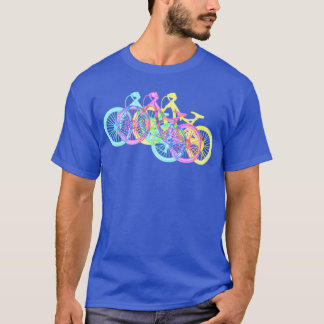 T-shirt VTT Down Hill Racer multicolore
