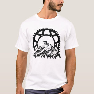 T-shirt VTT Gear Retro Vélo Vintage Ri