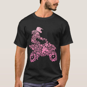 T-shirt VTT Girl Quad Bike 4 Wheeler Funny Quad pour femme
