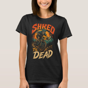 T-shirt VTT Halloween Shred Til Gouvernement