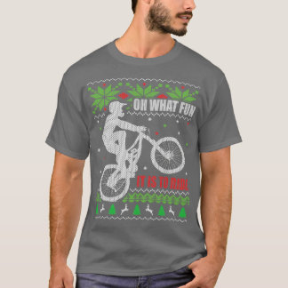 T-shirt VTT Noël laid
