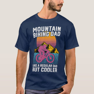 T-shirt VTT Papa Comme Un Père Régulier Mais Glacière