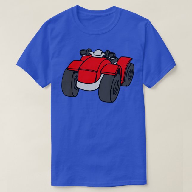 T-shirt VTT Red Quad (Design devant)