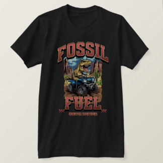 T-shirt VTT T-Rex carburant fossile hors route