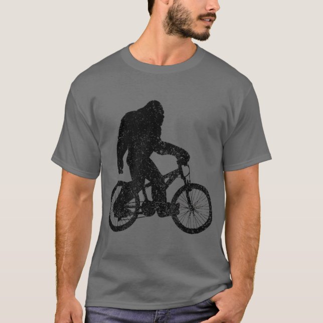 T-shirt VTT VTT Bigfoot VTT Vélo vélo Drôle (Devant)