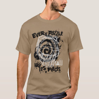 T-shirt Vu Chaque Puzzle a Ses Pièces Film d'Horreur rétro