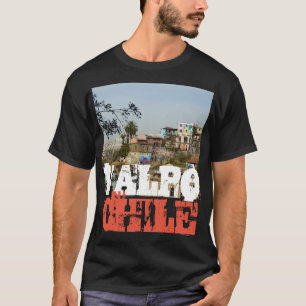 T-shirt Vue 3 de ville de "Valpo" Valparaíso Chili