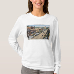 T-shirt Vue aérienne d'avenue de Wenatchee