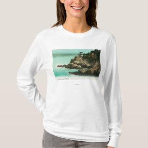 T-shirt Vue aérienne de dôme d'Eagle au point Lobos