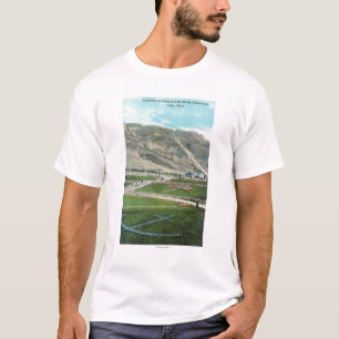 T-shirt Vue aérienne de la Colombie GardensButte, la TA
