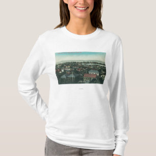 T-shirt Vue aérienne de la ville et de l'île de jument