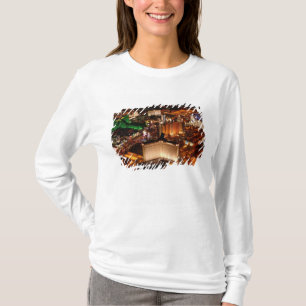 T-shirt Vue aérienne de Las Vegas depuis un blimp