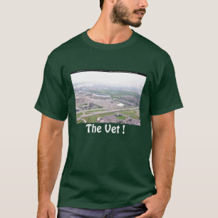 T-shirt Vue aérienne de Veterans Stadium de PA de