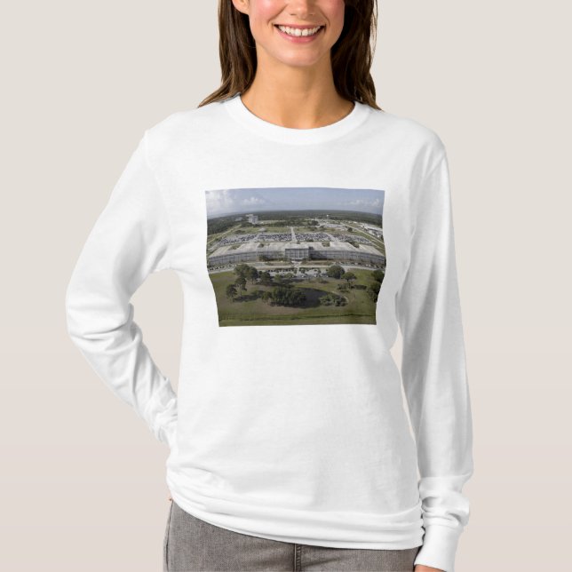 T-shirt Vue aérienne du Kennedy Space Center (Devant)