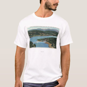 T-shirt Vue aérienne du pont des dieux