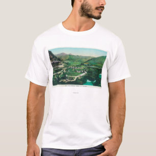 T-shirt Vue aérienne du SpringsLava Hot Springs,