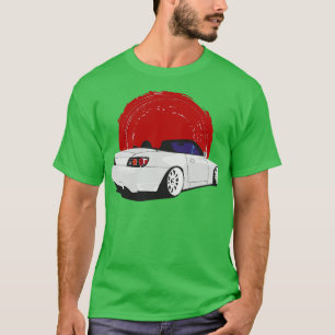 T-shirt Vue arrière White Honda S2000