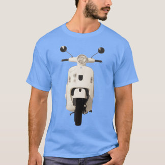 T-shirt Vue avant de moto vintage