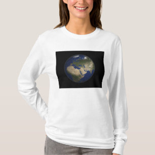 T-shirt Vue complète de l'Afrique, de l'Europe et du Moyen