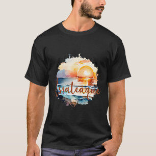 T-shirt Vue côtière de l'île Assateague