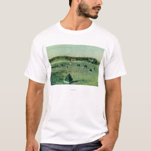 T-shirt Vue d'au sol de défilé chez le Presidio