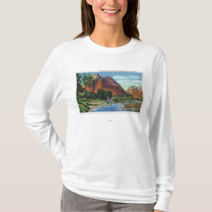 T-shirt Vue de bâti majestueuse et d'atterrissage de