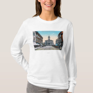 T-shirt Vue de bâtiment d'hôtel de ville de St de