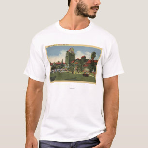 T-shirt Vue de campus d'université d'état de San Jose