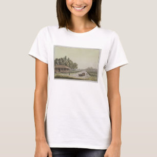 T-shirt Vue de Capitol Hill, Washington (gravure de