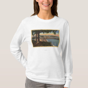 T-shirt Vue de casino et de pilier d'une distance