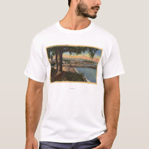 T-shirt Vue de casino et de pilier d'une distance