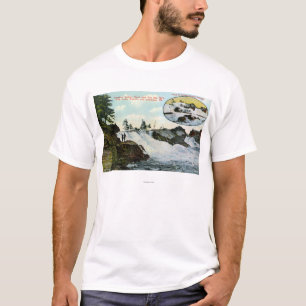 T-shirt Vue de chef indien, le vieil homme