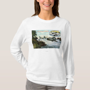 T-shirt Vue de chef indien, le vieil homme