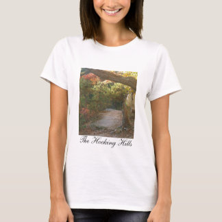 T-shirt Vue de collines de Hocking du bluff au Hollo de