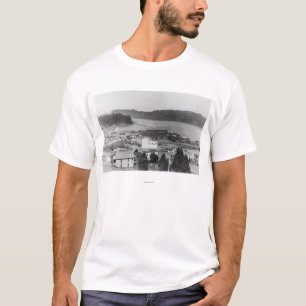 T-shirt Vue de courbure du nord, photographie de l'Orégon