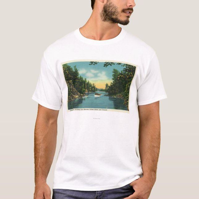 T-shirt Vue de crevasse internationale (Devant)