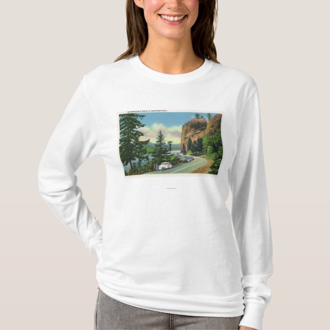T-shirt Vue de Dell de Shepperd de gorge incomparable (Devant)